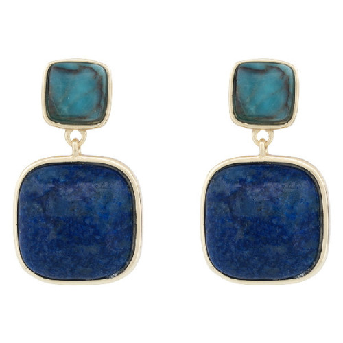 P. CABEZA CUADRADA APATITA + LAPIZLAZULI - PE6944CH/19