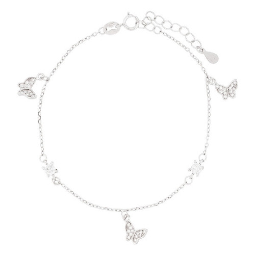 PUL. 3 MARIPOSAS CZ COLGANDO + 2 CZ - PU5958R