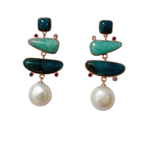 PENDIENTE PIEDRAS - PE6945OR/23/36