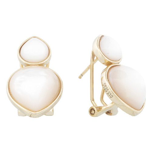 PENDIENTE OMEGA CABEZA NACAR + NACAR - PE6940CH/04