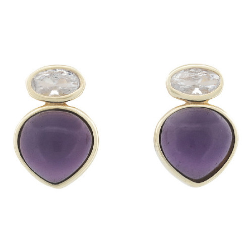 P. CZ OVAL + PIEDRA AMATISTA - PE6942CH/01