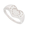 SORTIJA CORAZON DOBLE CON CZ - SO1702R