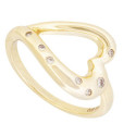 SORTIJA CORAZON CALADO CON CZ - SO1709CH