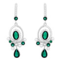 P. BARRA CZ + OVAL CZ + LAGRIMA COLGANDO - PE6964R/16 P. BARRA CZ + OVAL CZ + LAGRIMA COLGANDO - PE6964R/16