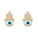 PEND. MANO DE FATIMA CON OJO TURCO - PE6968CH
