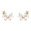 PENDIENTE LAZO CZ CON FLORES - PE6987CH