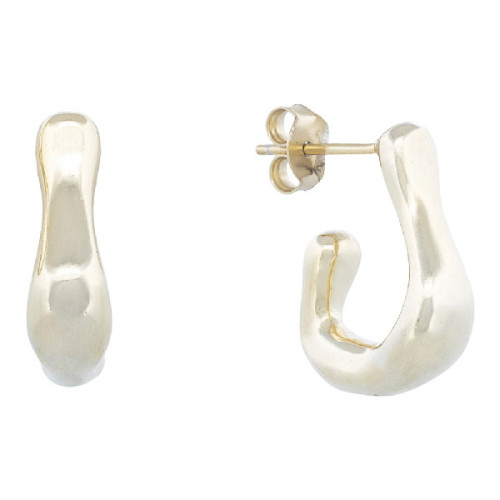 PENDIENTE ARO FORMA LAGRIMA PRESION - PE6996CH