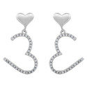 PEND. CABEZA CORAZON MAS SILUETA CORAZON - PE7000R