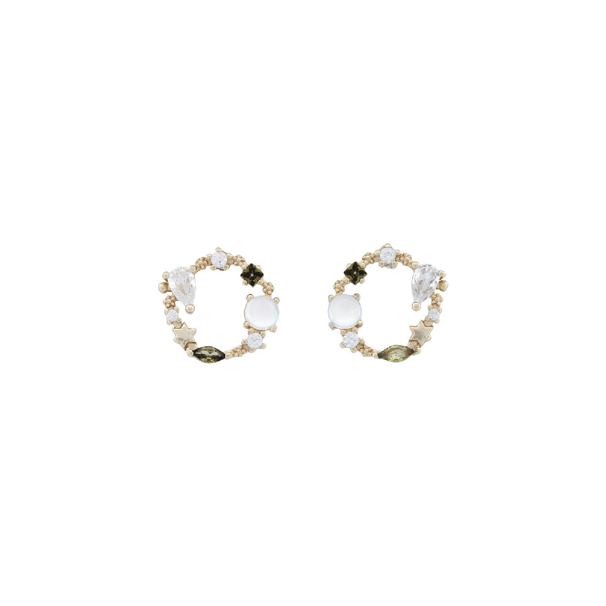 PENDIENTE CIRCULO CZ - PE7007CH