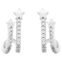 PENDIENTE DOBLE CZ + ESTRELLA - PE7015R