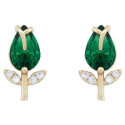 PENDIENTE FLOR CON 2 HOJAS - PE7016CH/16