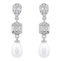P. LAGRIMA CZ+ CUADRADO CZ+PERLA NATURAL - PE7023R P. LAGRIMA CZ+ CUADRADO CZ+PERLA NATURAL - PE7023R