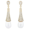 PEND. LARGO CZ +  PERLA NATURAL - PE7029CH