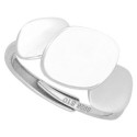 SORT. 3 PIEZAS OVAL LISAS BRILLO ABIERTO - SO1738R