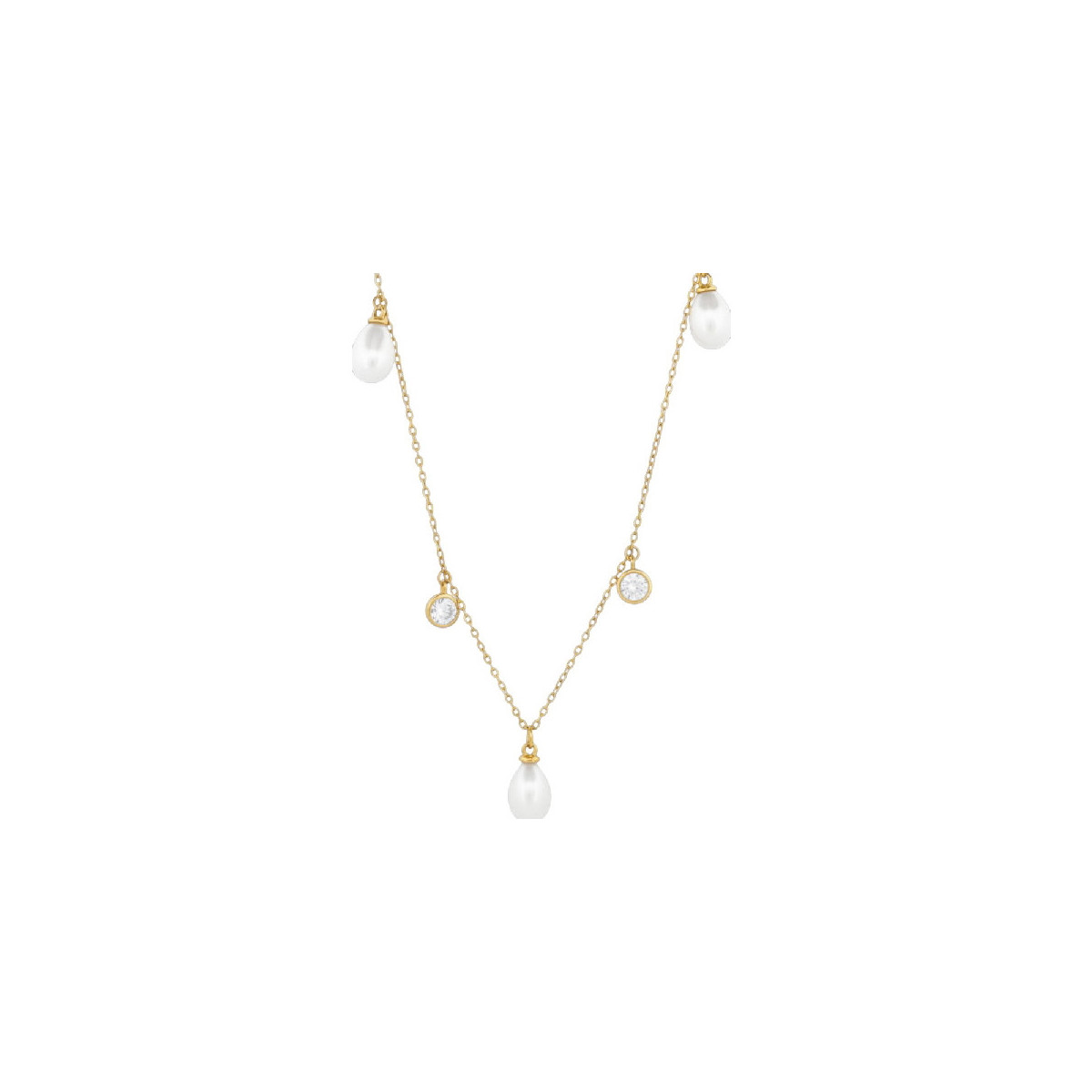 GARG. 3 PERLAS NATURALES + 4 CHATONES - GA1943CH