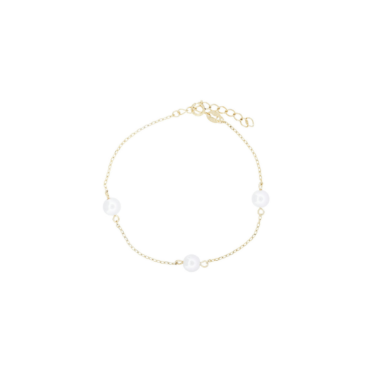 PULSERA 3 PERLAS DE 6 MM - PU5954CH