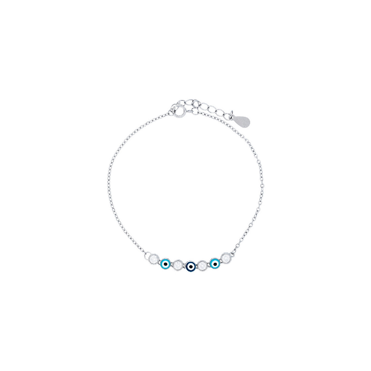 PUL. OJO TURCO + CZ CENTRO  - PU5933R