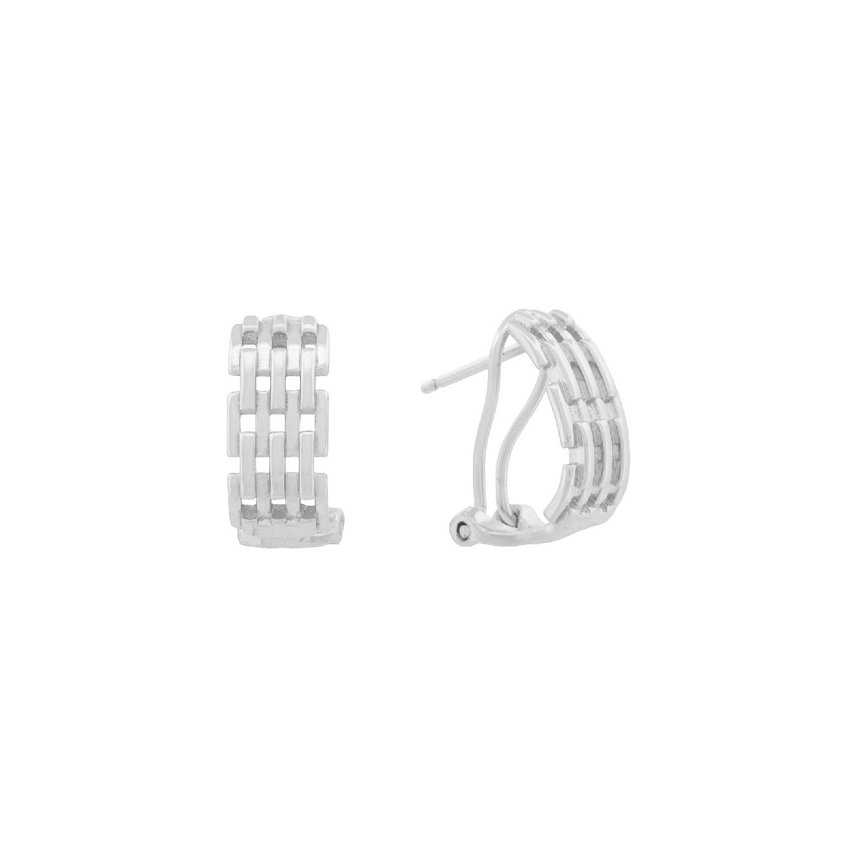 PEND. OMEGA PLATA LISA CALADO - PE7054R