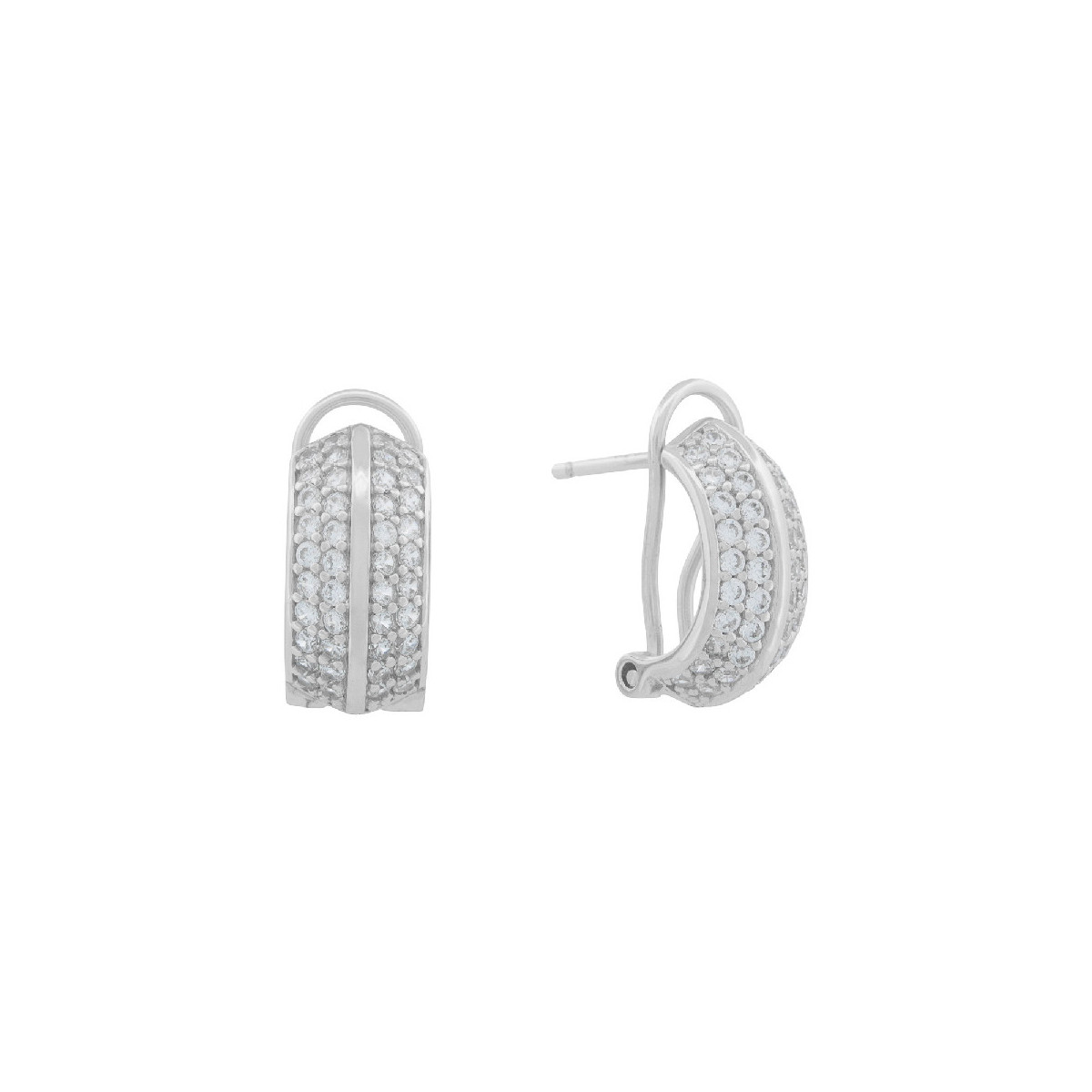 PENDIENTE OMEGA CZ DOS LINEAS - PE7055R