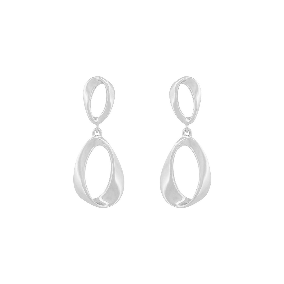 PENDIENTE LARGO CALADO OVAL - PE7062R