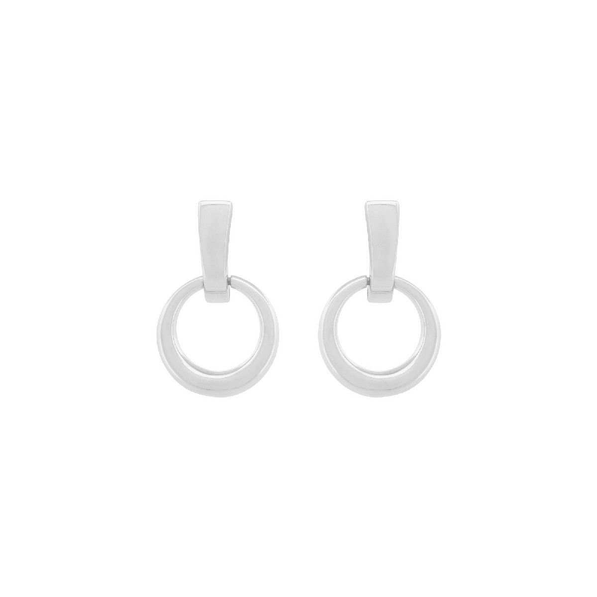 PEND. BARRA + CIRCULO CALADO PLATA - PE7063R