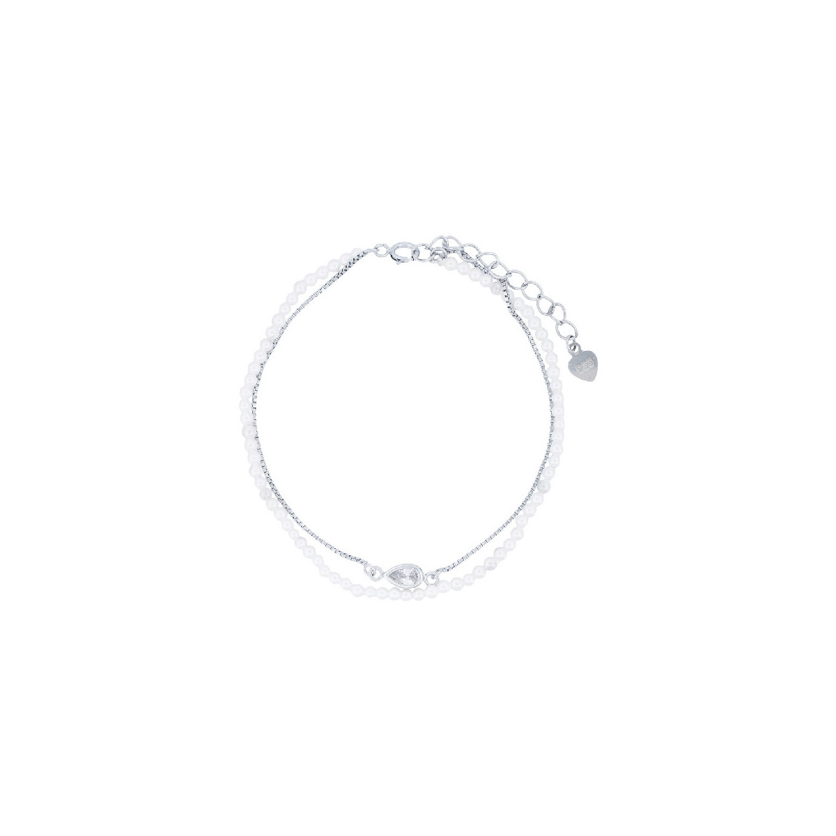 P. DOBLE PERLAS+CADENA VENECIANA LAGRIMA - PU5967R