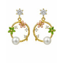 PE. LARGO CZ+CIRCULO+FLORES CZ+PERLA - PE7008CH PE. LARGO CZ+CIRCULO+FLORES CZ+PERLA - PE7008CH