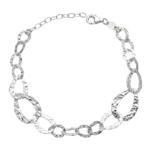 PULSERA ESLABON LAGRIMA MARTELE - PU5982R