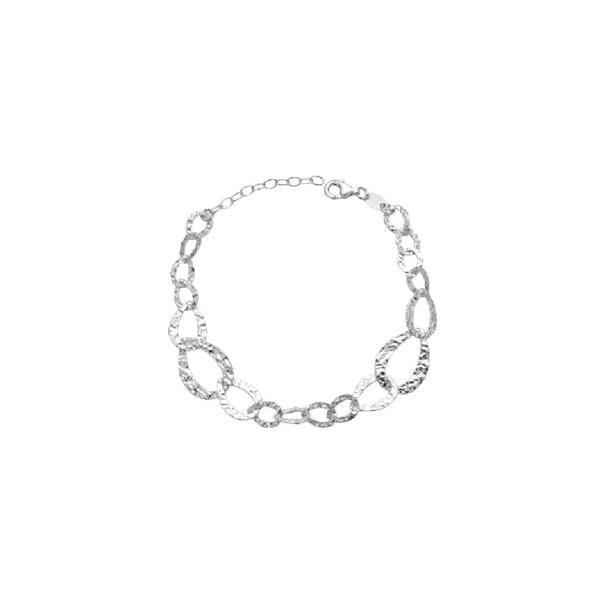 PULSERA ESLABON LAGRIMA MARTELE - PU5982R