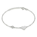 PULSERA CORAZON CON CZ - PU5997R