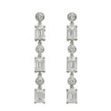 PEND. LARGO CHATON + CZ RECTANGULAR - PE7084R