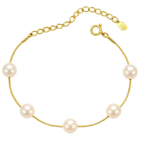 PUL. 5 PERLAS NATURALES EN LINEA - PU5979CH