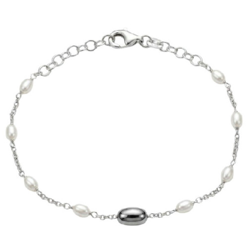 PUL. OVAL + PERLAS EN LINEA - PU6048R