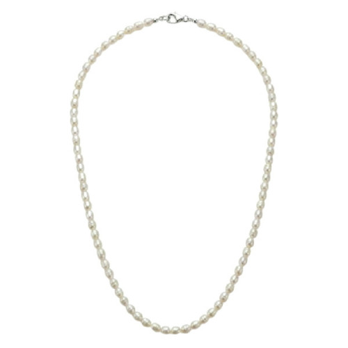 GAR. PERLA NATURAL OVAL PEQUEÑA EN LINEA - GA1965R