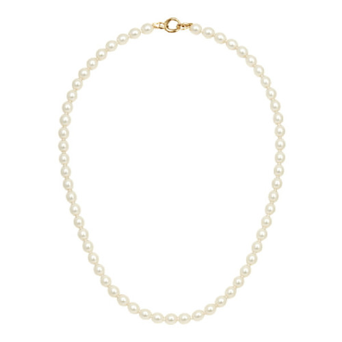 GAR. PERLA NATURAL OVAL PEQUEÑA EN LINEA - GA1965CH