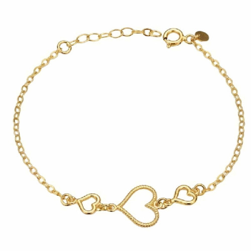 PUL. CORAZON LABRADO CALADO + 2 LISOS - PU6046CH