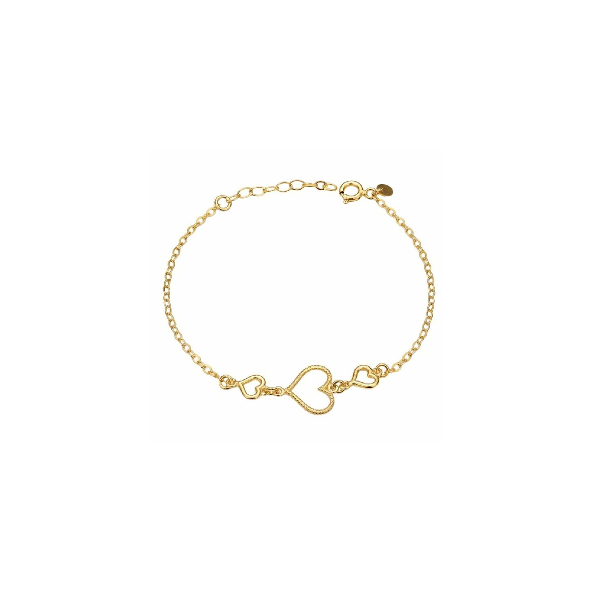 PUL. CORAZON LABRADO CALADO + 2 LISOS - PU6046CH