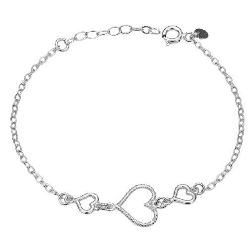 PUL. CORAZON LABRADO CALADO + 2 LISOS - PU6046R