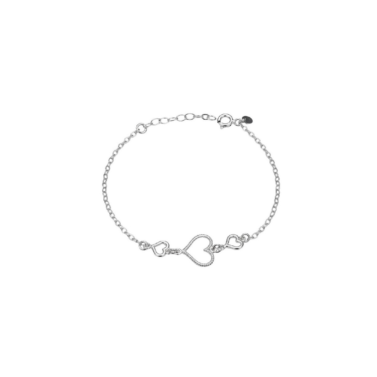 PUL. CORAZON LABRADO CALADO + 2 LISOS - PU6046R