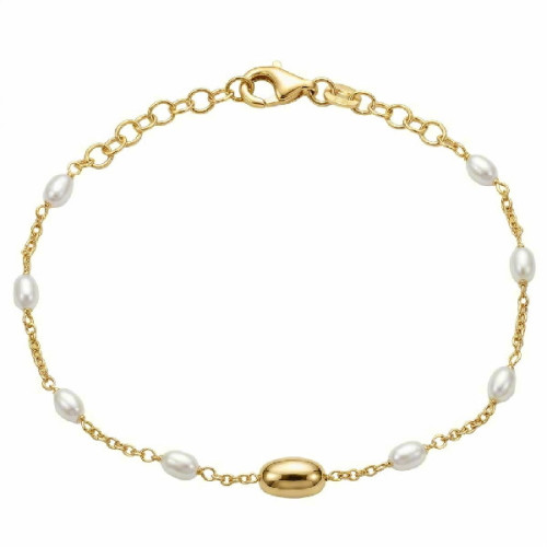 PUL. OVAL + PERLAS EN LINEA - PU6048CH