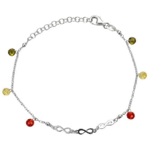 PUL. INFINITOS CON CZ COLORES - PU6051R