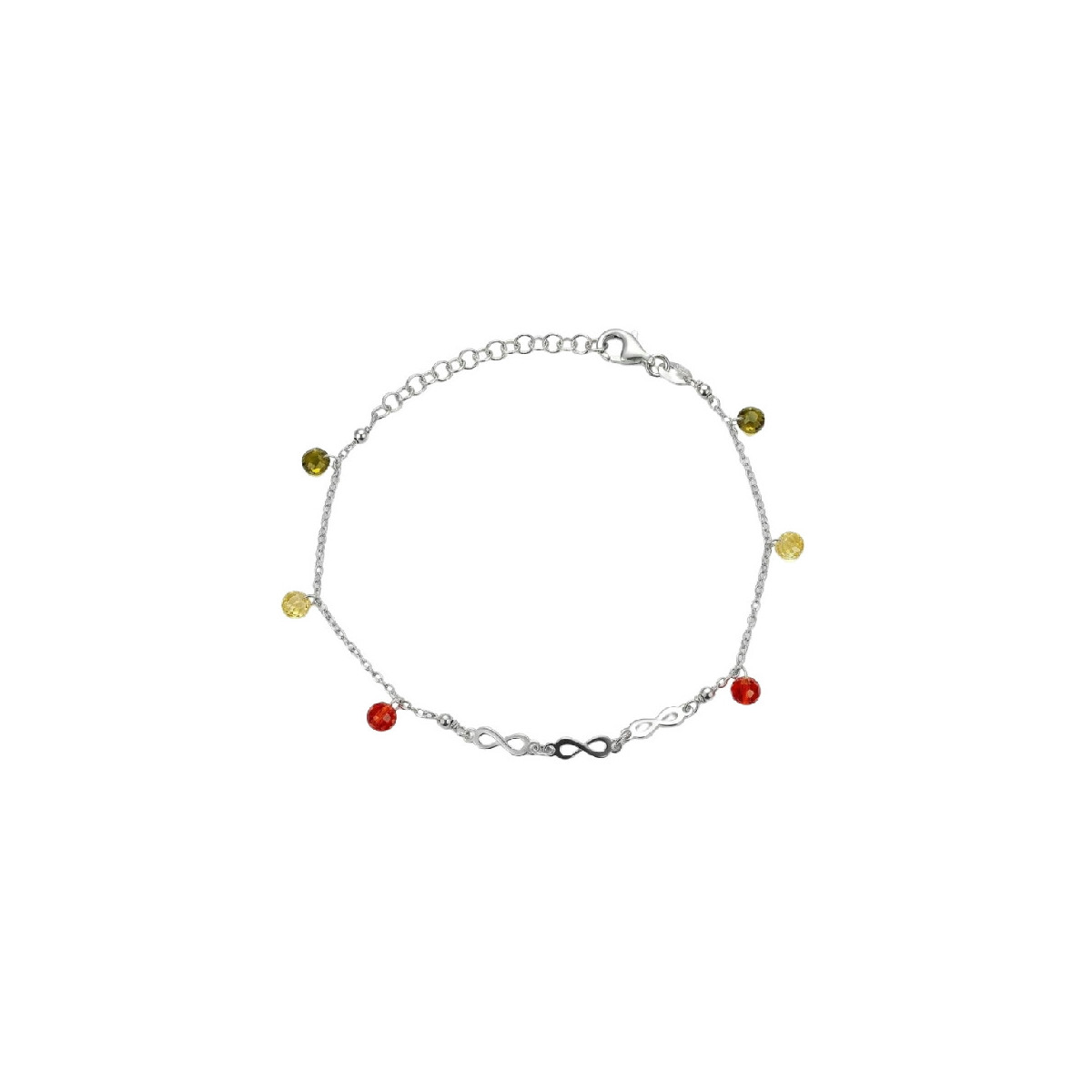 PUL. INFINITOS CON CZ COLORES - PU6051R