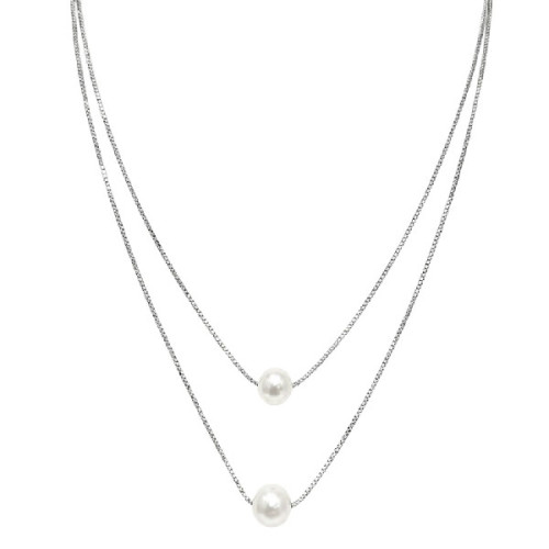 GARG. DOBLE CON PERLA NATURAL - GA1959R