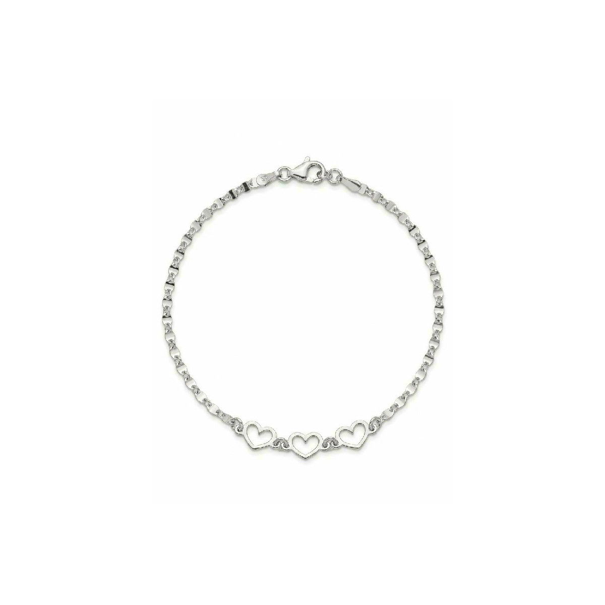 PUL. 3 CORAZONES CALADOS EN LINEA - PU6042R