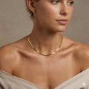 GARGANTILLA PLANA 3MM CHOCKER 33+8 CM RODIO - GA1501R GARGANTILLA PLANA 3MM CHOCKER 33+8 CM RODIO - GA1501R
