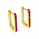 P. ARO RECTANGULAR CON CZ BAGUETTE - PE6439CH/13