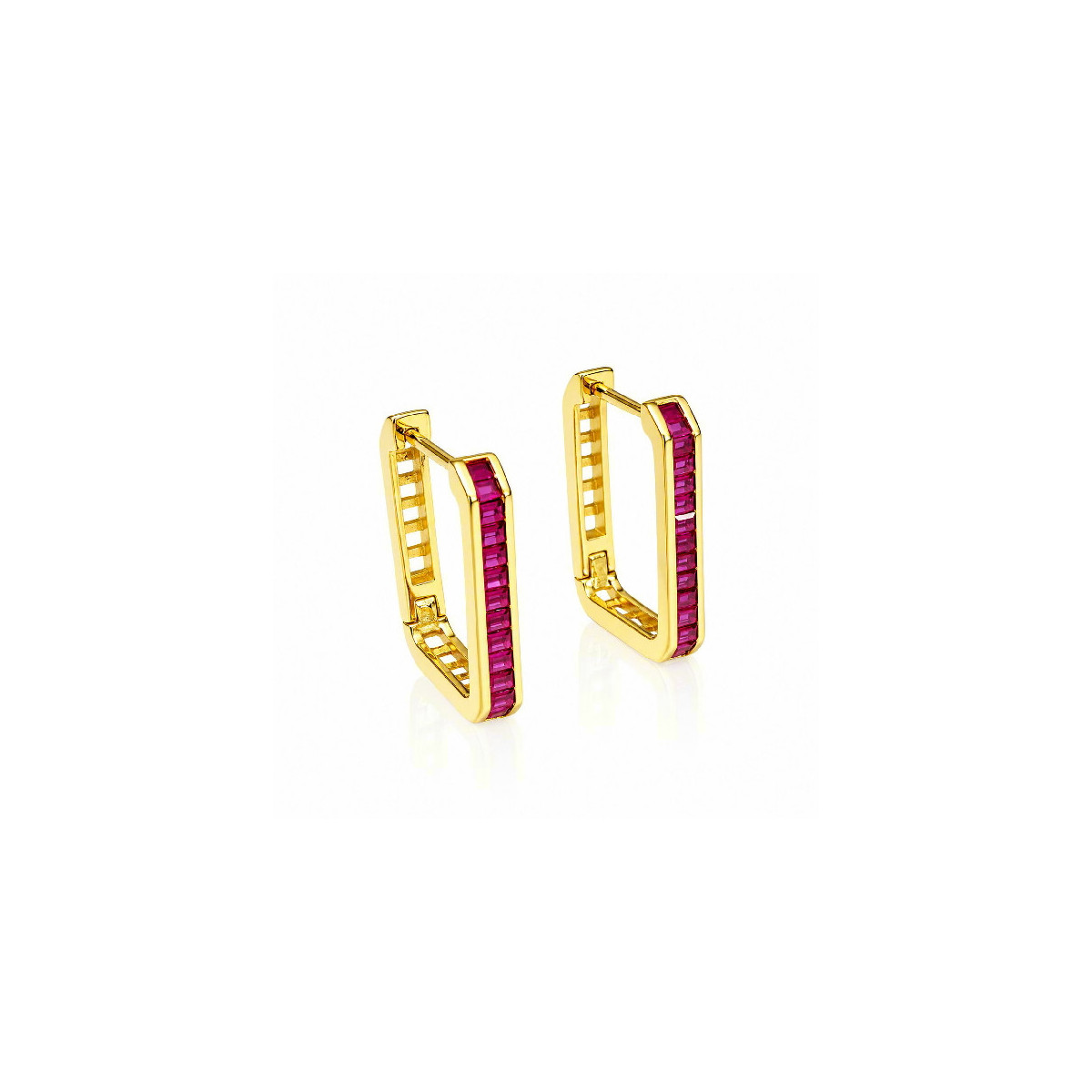 P. ARO RECTANGULAR CON CZ BAGUETTE - PE6439CH/13