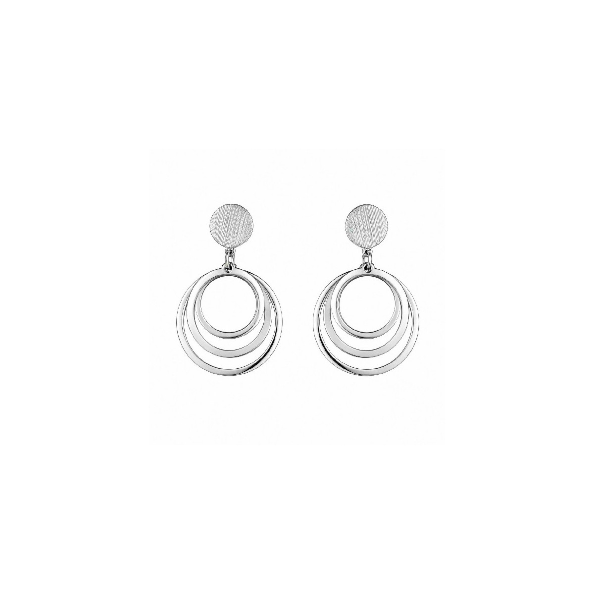 PEND. LARGO 3 AROS MATE BRILLO - PE7097R