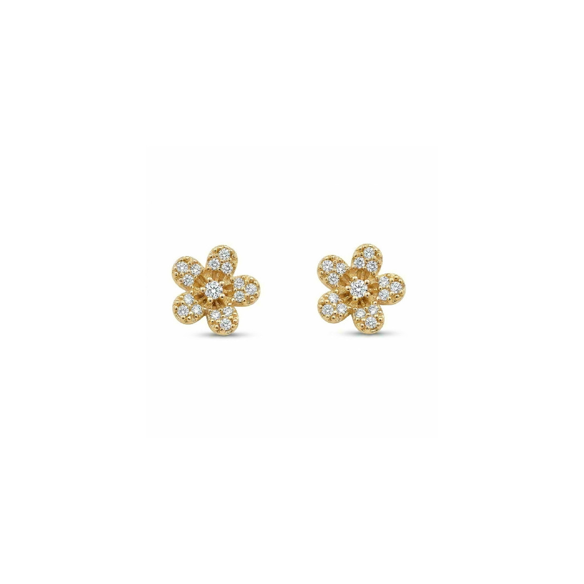 PENDIENTE FLOR CON CZ - PE7103CH
