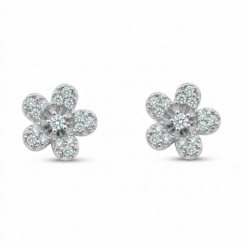 PENDIENTE FLOR CON CZ - PE7103R